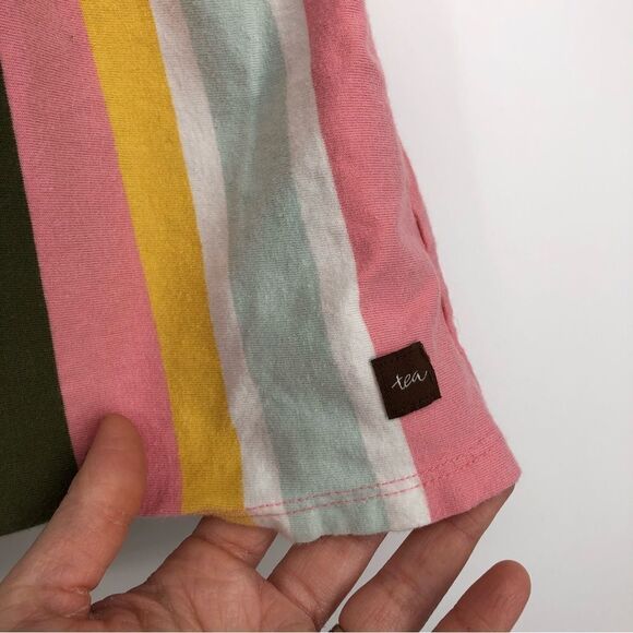 TEA Collection Printed Tie Shoulder Dress Size 3 - Picture 7 of 8